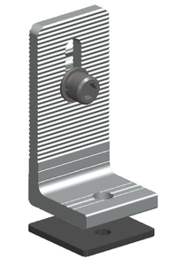 Letrero DE ARTE Venta directa de fábrica Estructura de montaje solar Soporte de aluminio Rieles de montaje en techo - Product Image 6