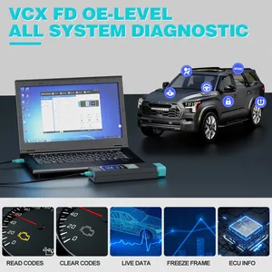 VXDIAG VCX FD 2 en 1 para GM, herramienta de escáner ODB2 para coche Ford con CAN FD DoIP, diagnóstico de todos los sistemas, codificación ECU, programación J2534 - Product Image 6