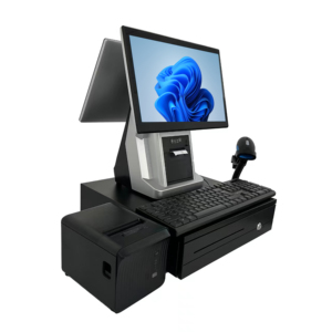 Оптовая Продажа с фабрики windows 10 pos система Двойной экран сенсорный экран для полного набора кассовых машин - Product Image 1