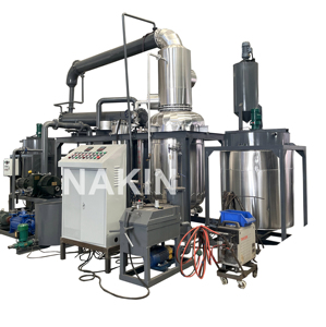 1 Ton Waste <strong>Lubrication</strong> Recycling Plant Recycle Black Waste Engine Oil to Yellow Base Oil Machine