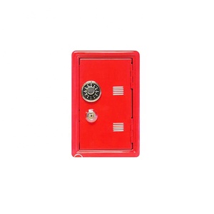 Plastik kumbara kilit ile dikdörtgen bozuk para kutusu çocuk para kutusu - Product Image 3