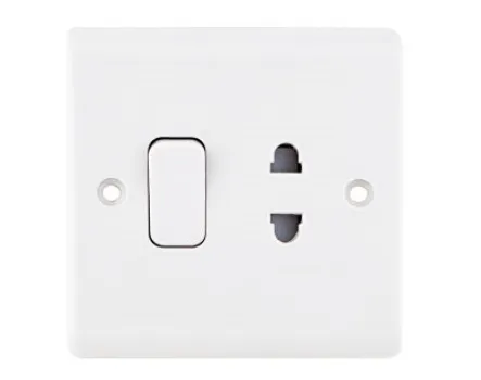 Wholesale bakelite cover electrical 1gang light switch with 2pin socket