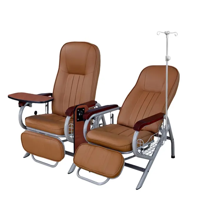 EU-MC535 Cheap Price Hospital Manual Dialysis Chair Clinical iv Infusion Chair Transfusion chair