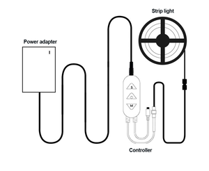 DC12-24V 24 Tasten RGB Vollfarb-wifi LED-Controller RGB adressierbare LED-Streifen Lichter Controller - Product Image 5