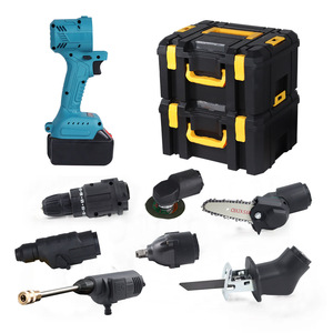 Lithium-Ionen-Multifunktions-und Mehrzweck-Werkzeugset, wiederauf lad bares Elektro werkzeugset, eine Maschine mit mehreren Anwendungen - Product Image 2