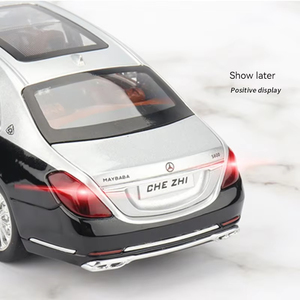 Benz S600 1:24 Diecast <strong>Model</strong> Toys Sound Light Pullback Metal Collection Decorative Diecast <strong>Car</strong> <strong>Model</strong>