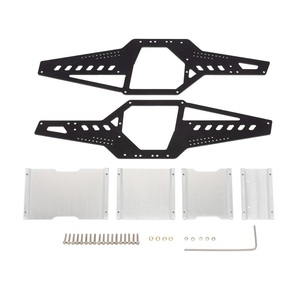 รถบรรทุก NTFHOBBY <span class=keywords><strong>RC</strong></span> Crawlers 1/24,โครงตัวถังทำจากคาร์บอนไฟเบอร์แบบแนวนอน SCX24อัพเกรด90081