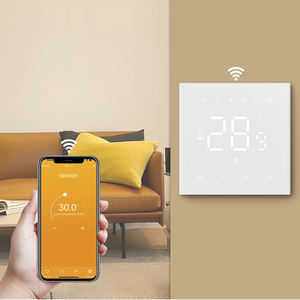 Tuya WiFi ekran elektrikli yerden isıtma programlanabilir dijital termostat Wifi akıllı Google ev Alexa ile - Product Image 2