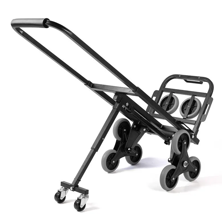 Faltbare Handwagen Trolleys Treppen steigen Handwagen Aluminium Gepäckwagen Wagen FHT150-6S