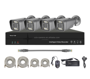 Pequeña Cámara IP PoE resistente a la intemperie IP66 Plug and View, cámara CCTV barata, KIT PoE - Product Image 1