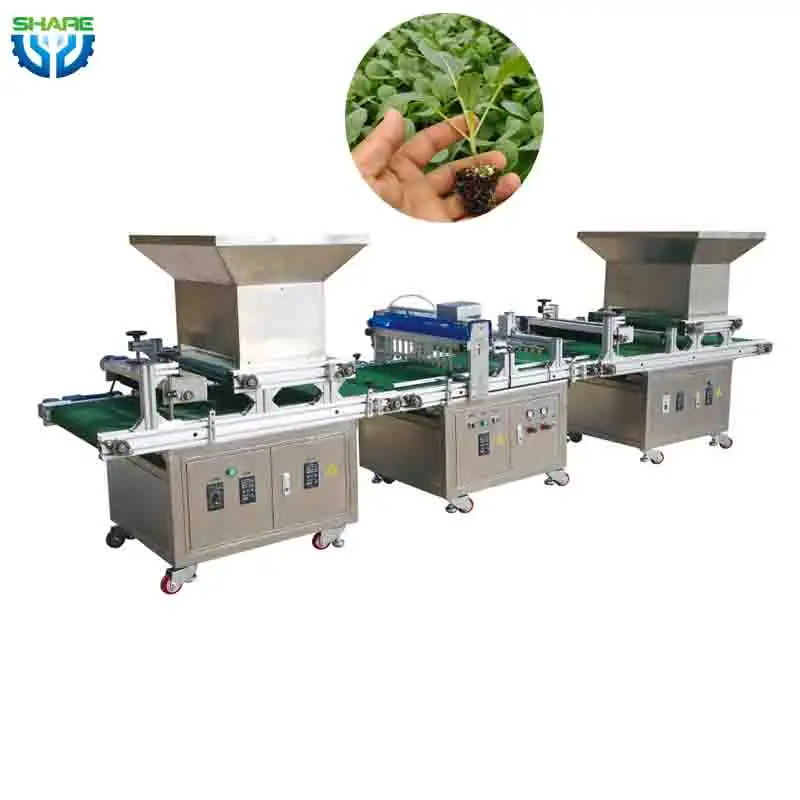Máquina de semeadura automática de bandeja de sementes para tratamento de semeadora