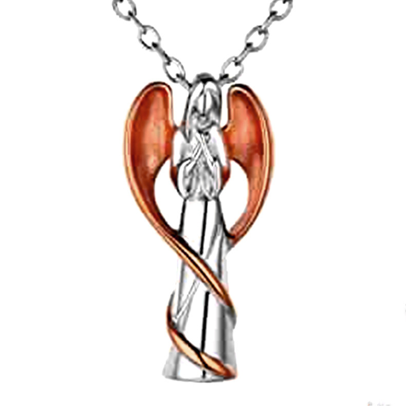 Silver+Rose Gold Pendant
