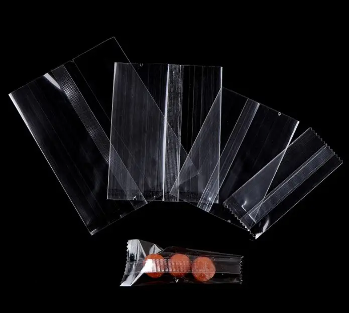 열 씰 베이킹 플라스틱 포장 식품 스낵 팩 가방 명확한 비스킷 패키지 가방