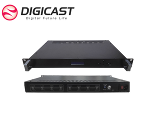 DMB 6100HE 1RU 16 en 1 HD a modulador ágil modulador analógico NTSC o PAL RF para equipos de transmisión de radio y TV - Product Image 4
