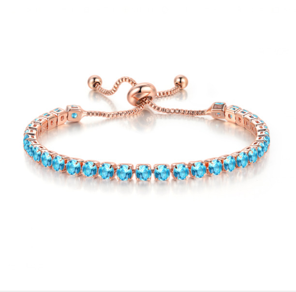 Rose Gold+Light Blue