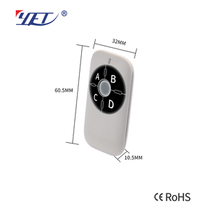 Fernbedienung Drahtloser Sender 4-Tasten-Tasten 433-MHz-Lerncode YET2211