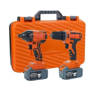 High Quality Cordless Two-piece Lithium <strong>Electric</strong> <strong>Drill</strong> <strong>Dual</strong>-use Wrench Home <strong>Drill</strong> Power Tool Set