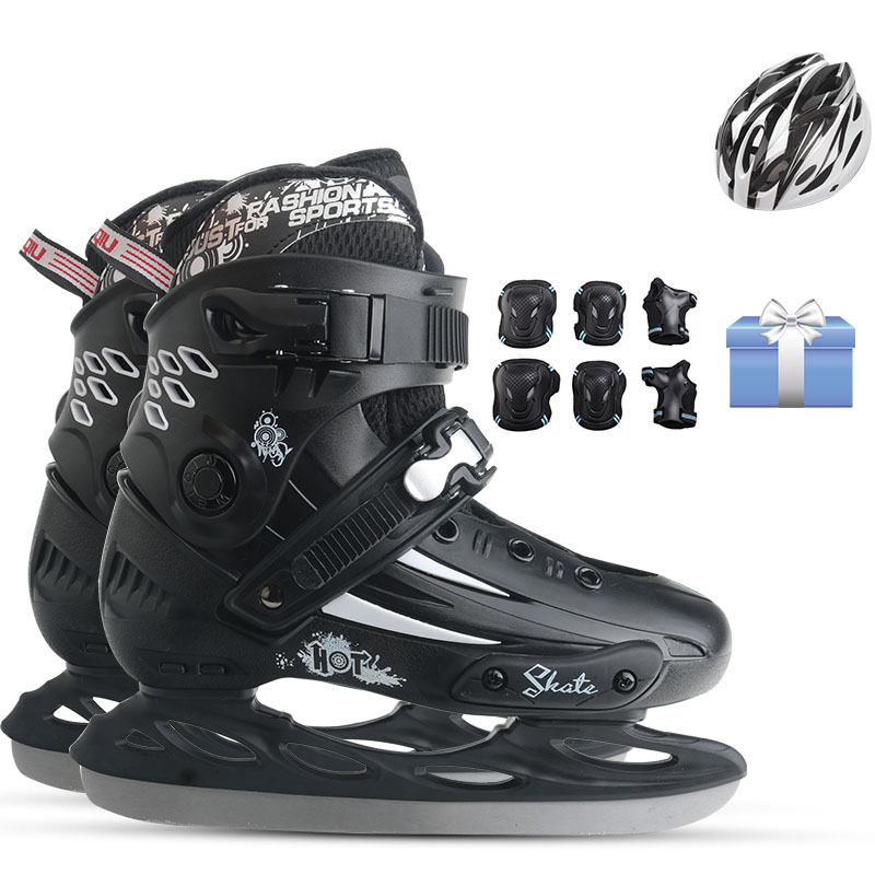 Patins + équipement de protection + casque + sac cadeau