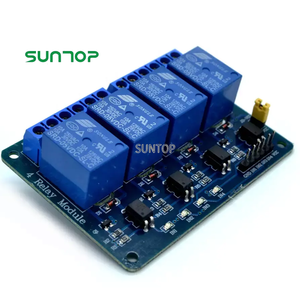 Modulo relè 5V 4 canali Trigger alto e basso livello con isolamento optoaccoppiatore 12V 24V relè scheda PCB rossa - Product Image 6
