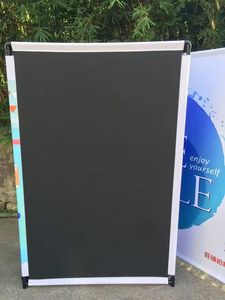 260gsm B1เยอรมันผ้าถักนิตติ้งแบบนิ่มผ้าโพลีเอสเตอร์ระเหิดโดยตรงสีดำสำหรับระบบกรอบการแสดง - Product Image 4