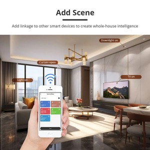 Zemismart Tuya Zigbeeライトスイッチ4ギャング4x2タッチウォールスイッチ中立的に必要なAlexa Google Home音声制御WiFiネットワーク - Product Image 3
