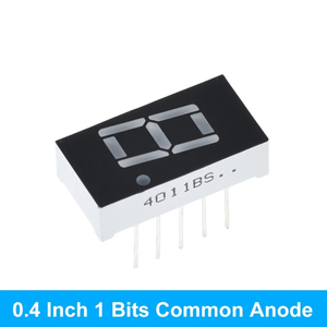 0,4 Zoll Digital Tube LED-Anzeige 1Bit 2 Bit 3 Bit 4 Bit Uhr Common Anode Kathode 0,4 "7 Segment LED DIY Red Board - Product Image 3