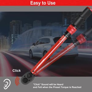 Bộ Dụng Cụ Sửa Chữa Xe Đạp Mô-men Xoắn Kích Thước Nhỏ 1/2 40-210 NM Bộ Cờ Lê Siêu Xoắn - Product Image 3