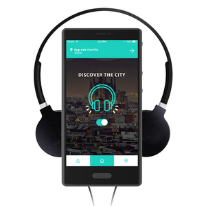 Smart electronic translator device language 5.5 pollici IPS android digital tour guide exhibition conference IR audio guide system - Product Image 2