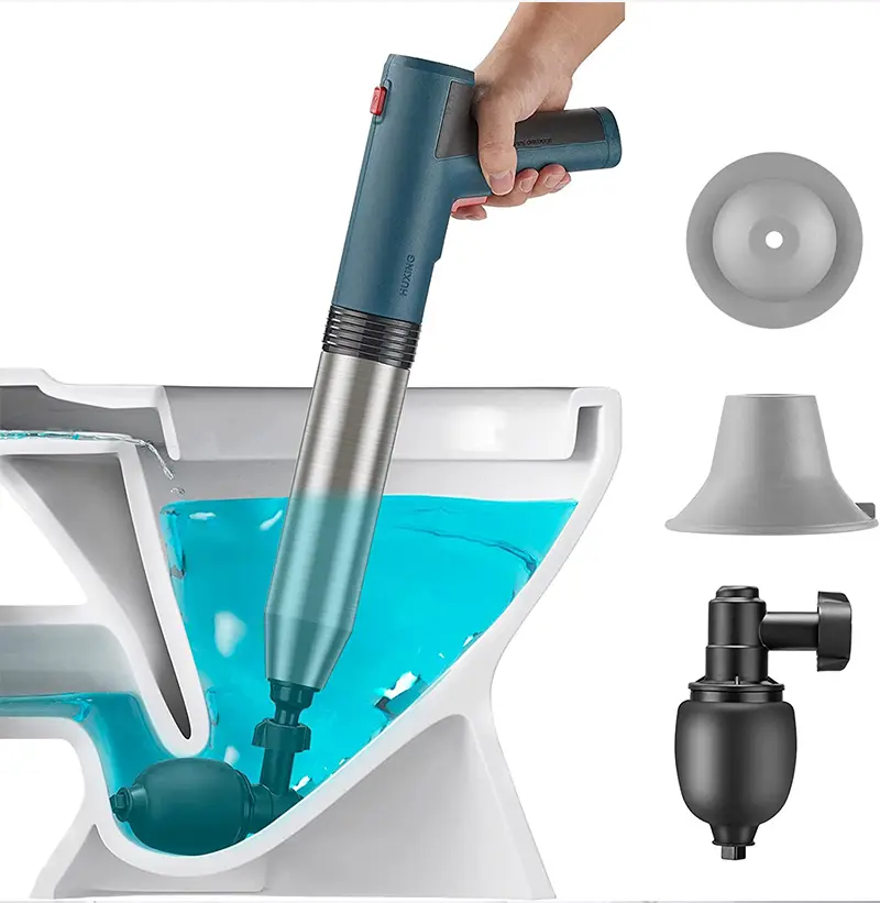 Nützliches Reinigungs werkzeug für Toiletten-Hochdruck reiniger Luftpumpen ablauf Blaster Rohr bagger Toiletten kolben