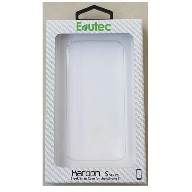 Groothandel Kleur Karton Transparant Plastic Dienblad Mobiele Telefoon Case Pvc Raam Geschenkdoos