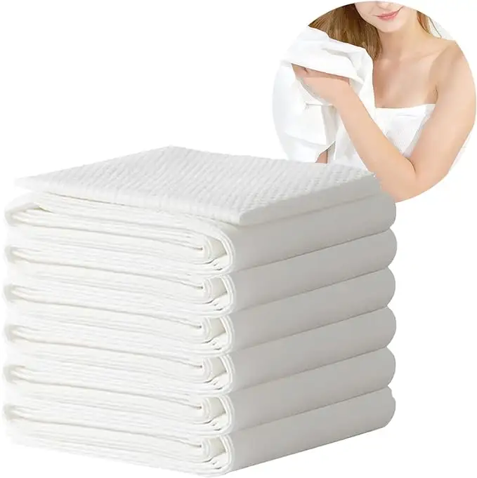 Serviette de douche jetable personnalisée bio nouvelle serviette de bain jetable super absorbante portable de voyage d'hôtel écologique