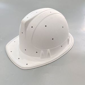 Tùy chỉnh đúc giấy bột giấy đồ chơi an toàn Mũ bảo hiểm Kid DIY lính cứu hỏa Mũ bảo hiểm cảnh sát Mũ bảo hiểm Mũ - Product Image 2