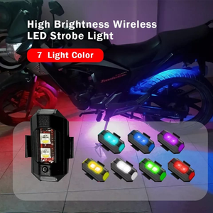Sıcak satış evrensel LED RGB uyarı ışığı Mini sinyal ışığı Drone ile çakarlı lamba 7 renk dönüş sinyali göstergesi - Product Image 2