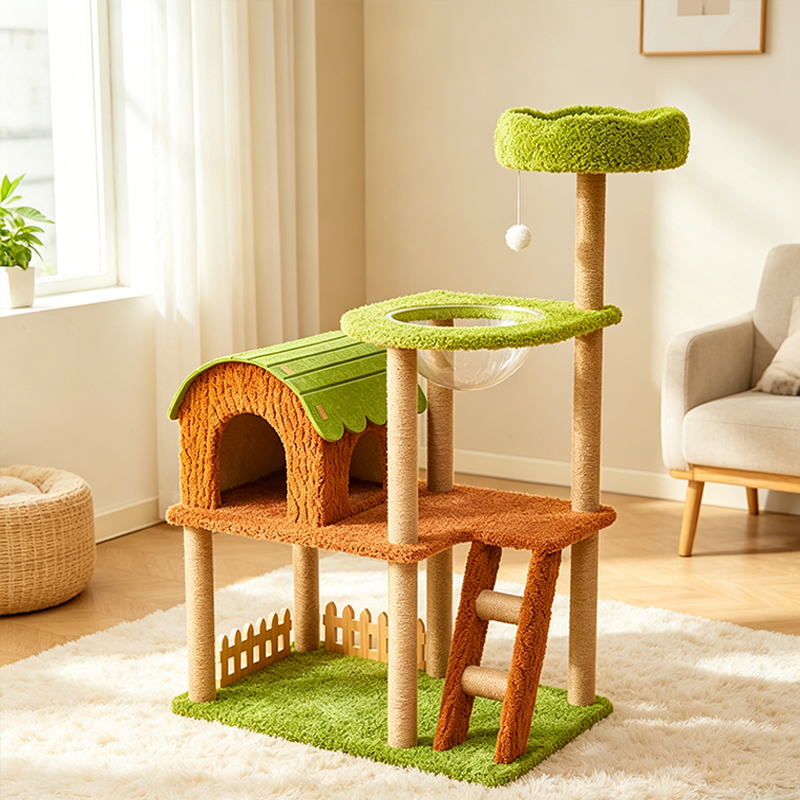 Arbre à chat vert