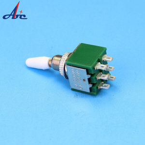 ABILKEEN 6 Pin lehim terminali 6mm mavi geçiş anahtarı su geçirmez kapak DPDT ON-ON iki yönlü geçiş anahtarı - Product Image 3