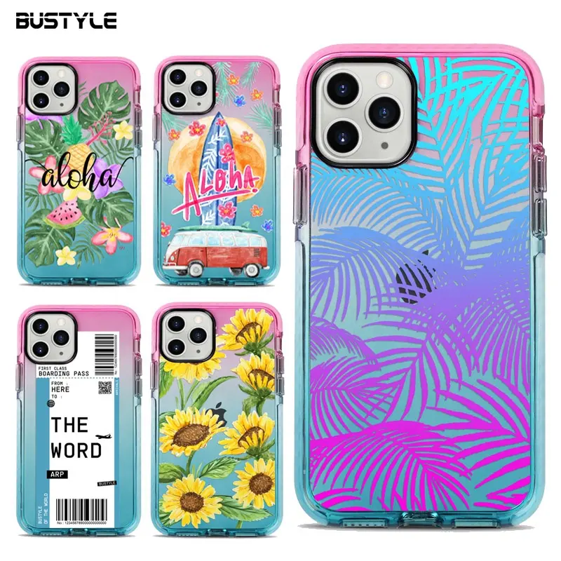 Street Fashion Print Hard PC Soft TPU Case Cover Flower TPE Bumper Women Girl Phone Cases for iPhone 13Case Para Cool Phone Case