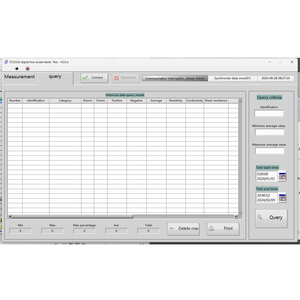 Foglio di resistività tester con la registrazione dei dati del software - Product Image 3