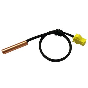 Sensor de temperatura personalizado de alta calidad de fábrica Ntc 2,7 K Ohm Ntc Sensor de descongelación Sensor de temperatura de cabeza de cobre - Product Image 1