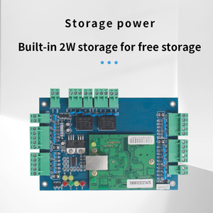 Biometrisches Smart 2-Tür-Zeiterfassungssoftware Access Controller Panel mit TCP IP Wiegand Interface Access Control Board