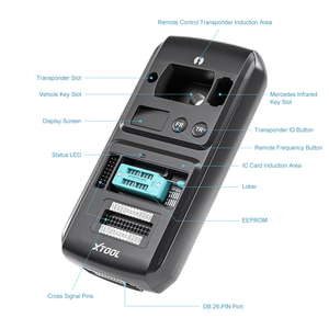 Per XTOOL KC501 chiave auto programmatore funziona con X100 PAD3 analizzatore del motore