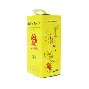 医用5L 10L生物危害安全纸板箱锋利容器 - Product Image 4