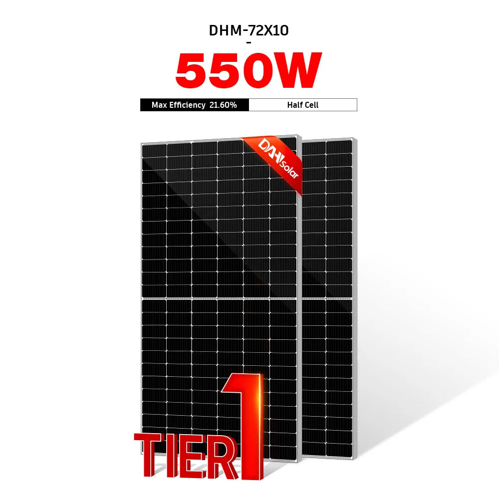 Panel daya surya fotovoltaik 300w 330w 400w 550w panel surya mono untuk penggunaan rumah listrik rumah