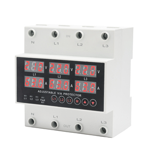 Entrada 110V a salida 220v 3 fases protector de voltaje con pantalla digital - Product Image 2