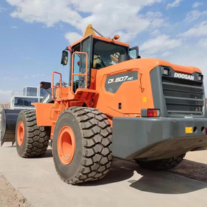 Лидер продаж, подержанные фронтальные погрузчики 6t DOOSAN DL607-9C большого размера, колесный ковш, погрузочно-разгрузочное оборудование для грузовиков - Product Image 1