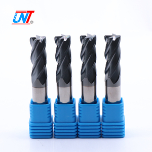 UNT Solid Tungsten Carbide Fresa Coated CNC Milling <strong>Cutters</strong> HRC55 4 Flutes Corner Radius End Mills for Alloy Steel - Product Image 2