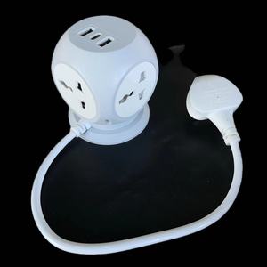 Rubik's Cube 4 Multiple <strong>Sockets</strong> USB Extension <strong>Socket</strong> 4 Outlets Universal <strong>Socket</strong> Type C US EU UK Plug Travel Power Strip - Product Image 3