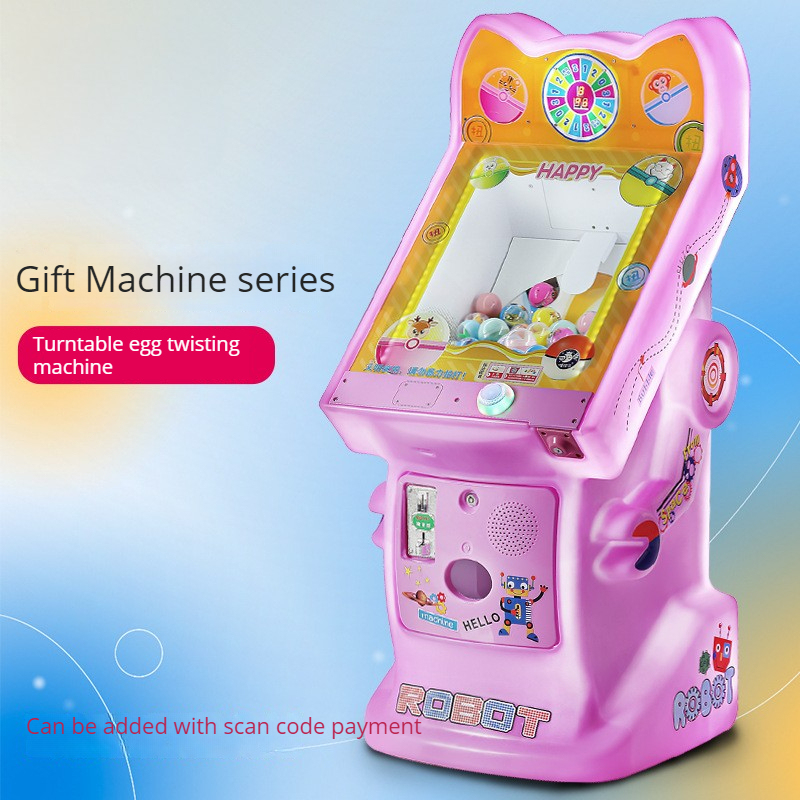 Máquina gashapon tocadiscos rosa