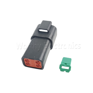 4P 4穴自動車コネクタプラグ男性端子シースDT04-4P-E004自動車コネクタ用新品 - Product Image 5
