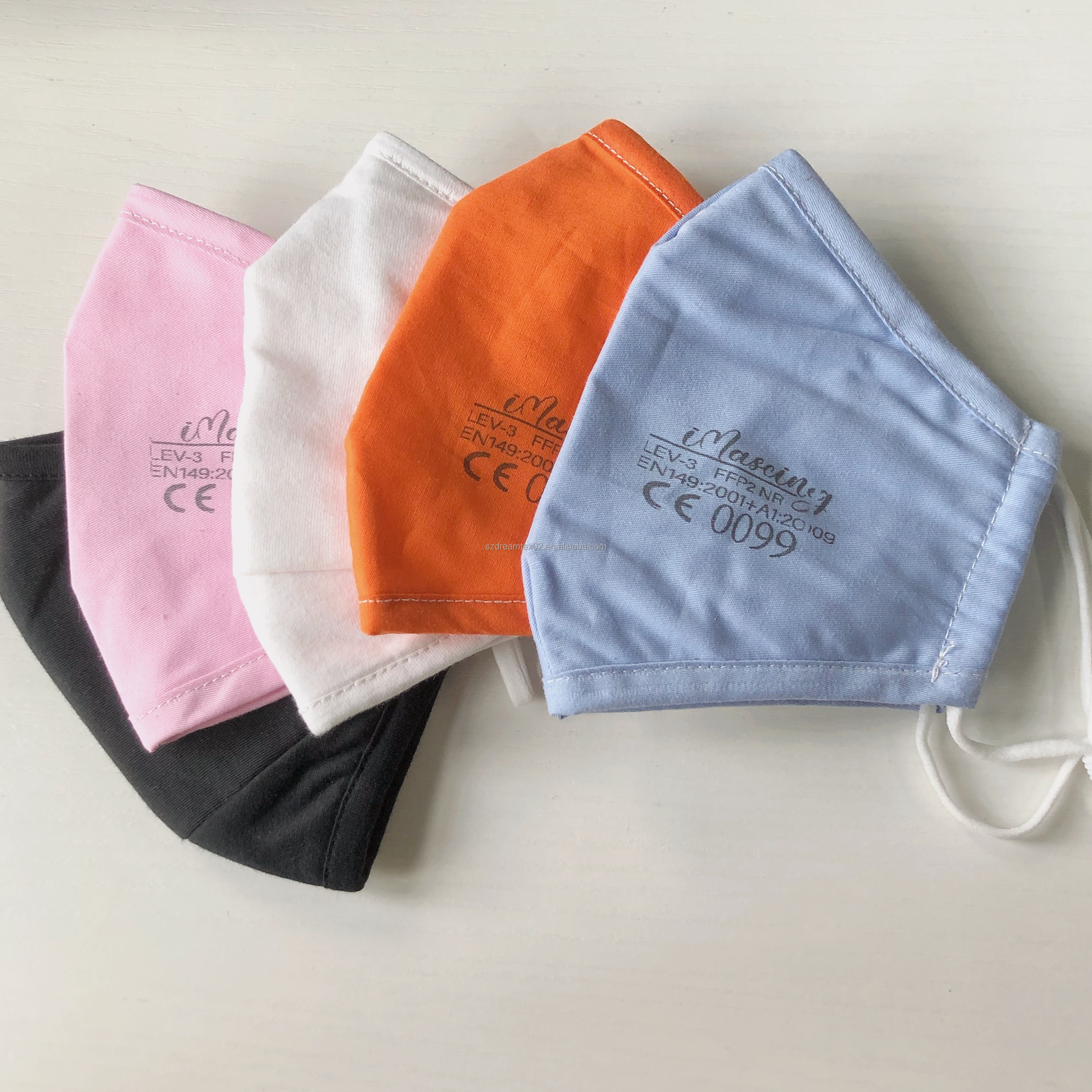 ffp2 cotton face mask adult reusable washable breathable custom print cotton mask