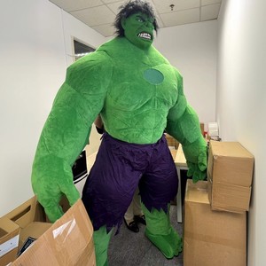 Màu xanh lá cây bơm hơi KHỔNG LỒ HULK Linh Vật Trang phục phim hoạt hình nhân vật <span class=keywords><strong>Inflatable</strong></span> dành cho người lớn Hulk trang phục cho tổ chức sự kiện - Product Image 4